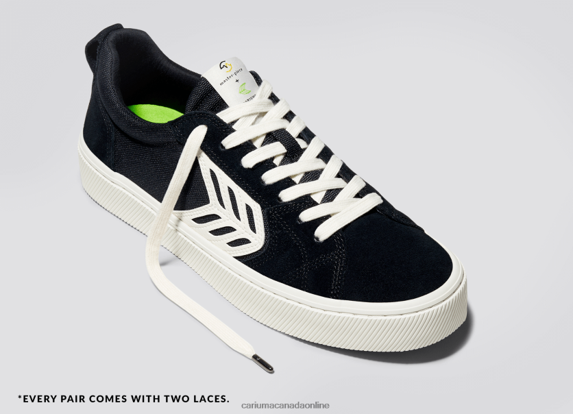 Cariuma Skate Shoes | Cariuma Men Master-Piece Black/Ivory HPBV8Z72