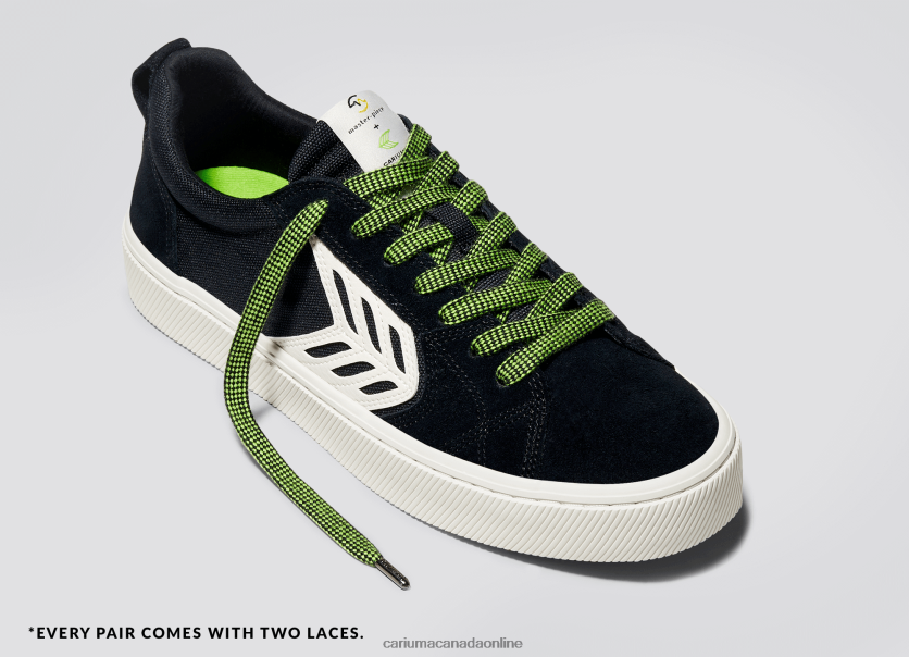 Cariuma Skate Shoes | Cariuma Men Master-Piece Black/Ivory HPBV8Z72