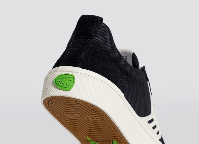 Cariuma Skate Shoes | Cariuma Men Master-Piece Black/Ivory HPBV8Z72