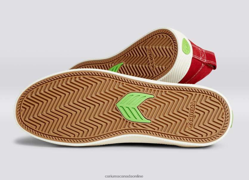 Cariuma Skate Shoes | Cariuma Men Red Contrast/Ivory HPBV8Z138