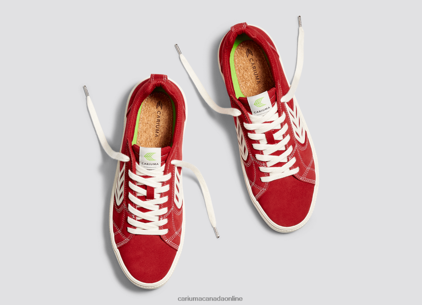 Cariuma Skate Shoes | Cariuma Men Red Contrast/Ivory HPBV8Z138