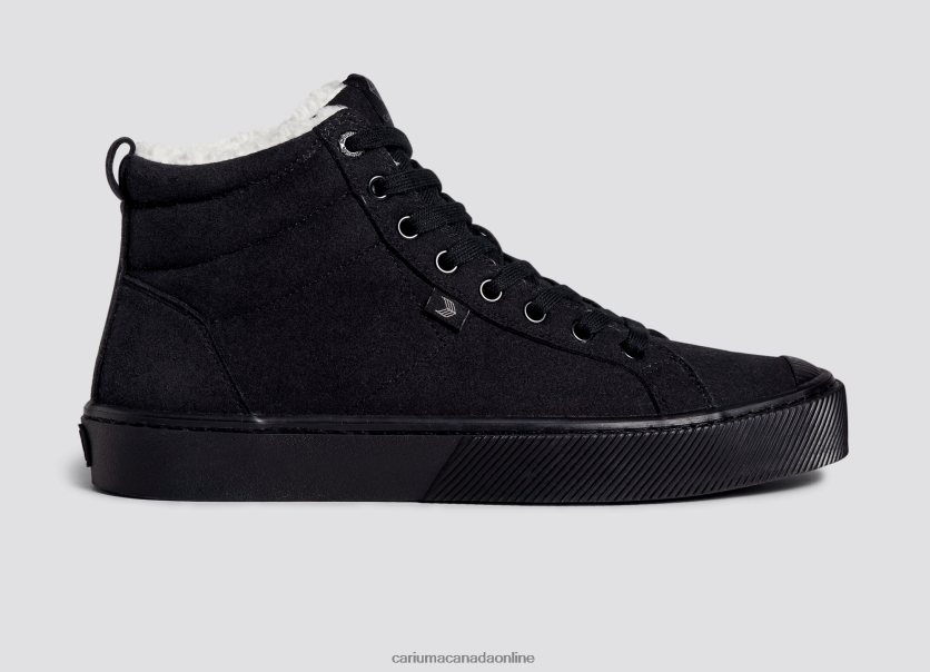 Cariuma Canada | Cariuma Men Therma All Black Suede HPBV8Z70