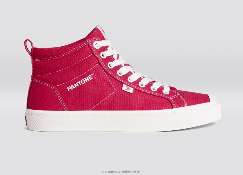 Cariuma Skate Shoes | Cariuma Men Pantone Viva Magenta/Off-White Canvas HPBV8Z63