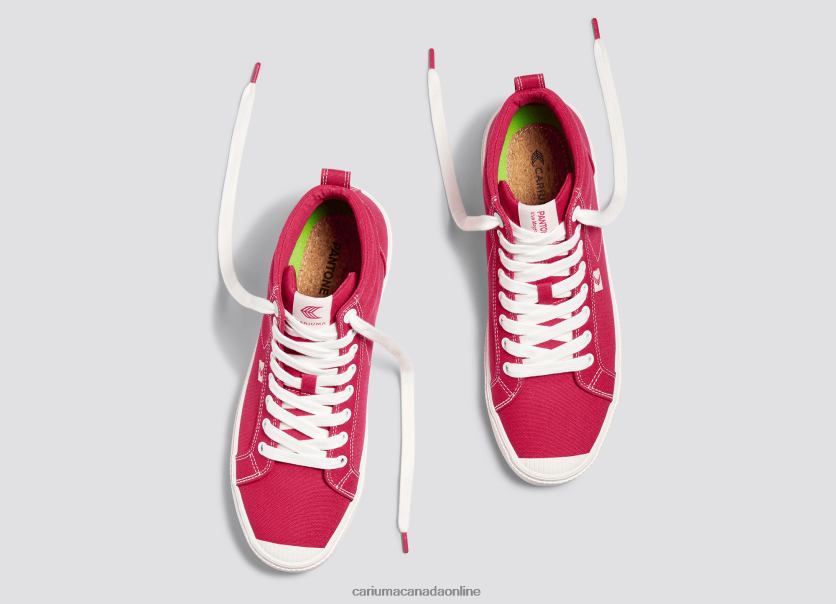 Cariuma Skate Shoes | Cariuma Men Pantone Viva Magenta/Off-White Canvas HPBV8Z63