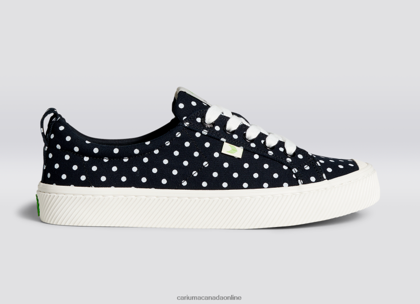 Cariuma Shoes | Cariuma Men Black Polka Dots Canvas HPBV8Z50