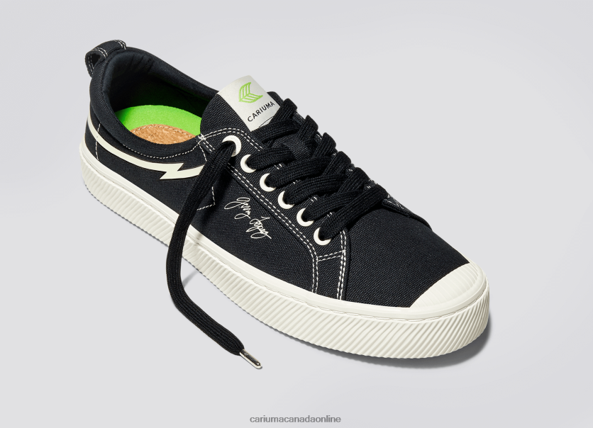 Cariuma Skate Shoes | Cariuma Men Gerry Lopez Black Canvas HPBV8Z90
