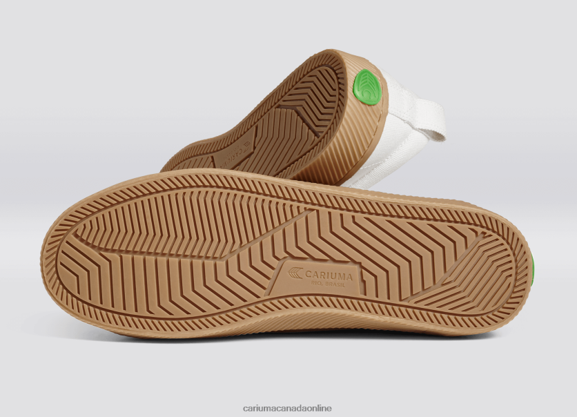 Cariuma Skate Shoes | Cariuma Men Off-White Gum Canvas HPBV8Z9
