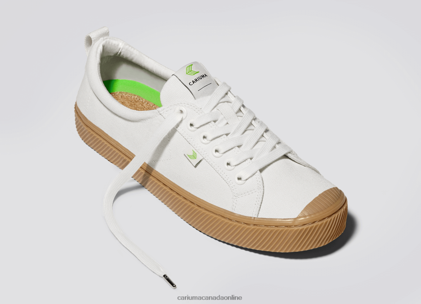 Cariuma Skate Shoes | Cariuma Men Off-White Gum Canvas HPBV8Z9