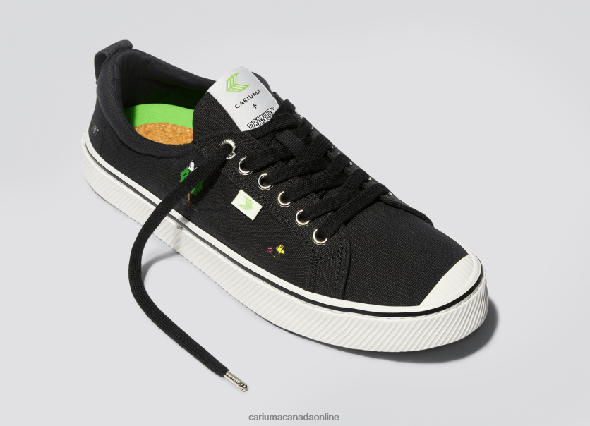 Cariuma Skate Shoes | Cariuma Men Peanuts Earth Black Canvas HPBV8Z81