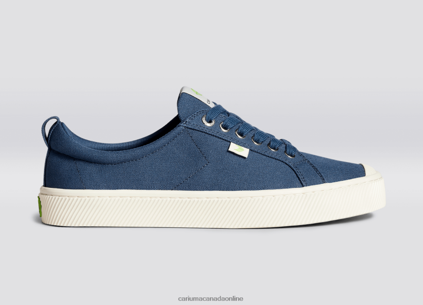 Cariuma Skate Shoes | Cariuma Men Shadow Blue Canvas HPBV8Z3