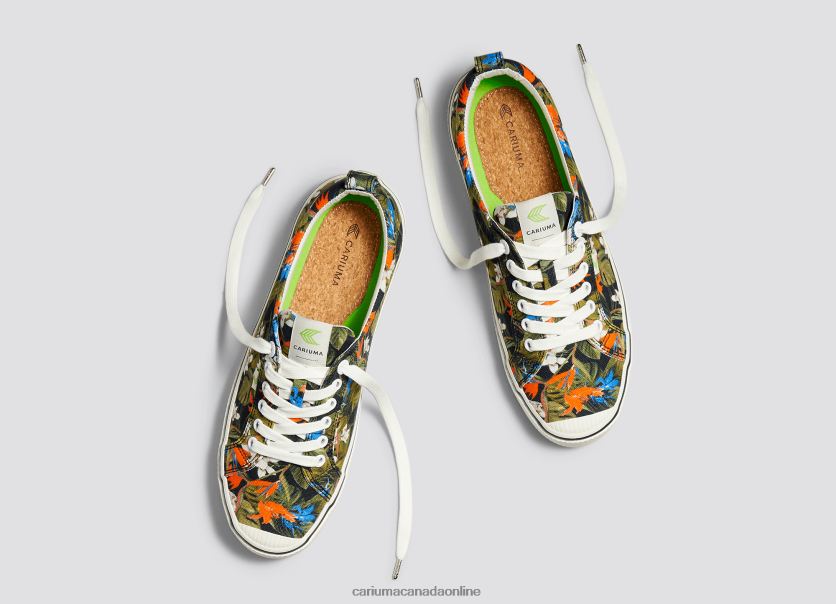 Cariuma Skate Shoes | Cariuma Men Tropical Forest Canvas HPBV8Z54