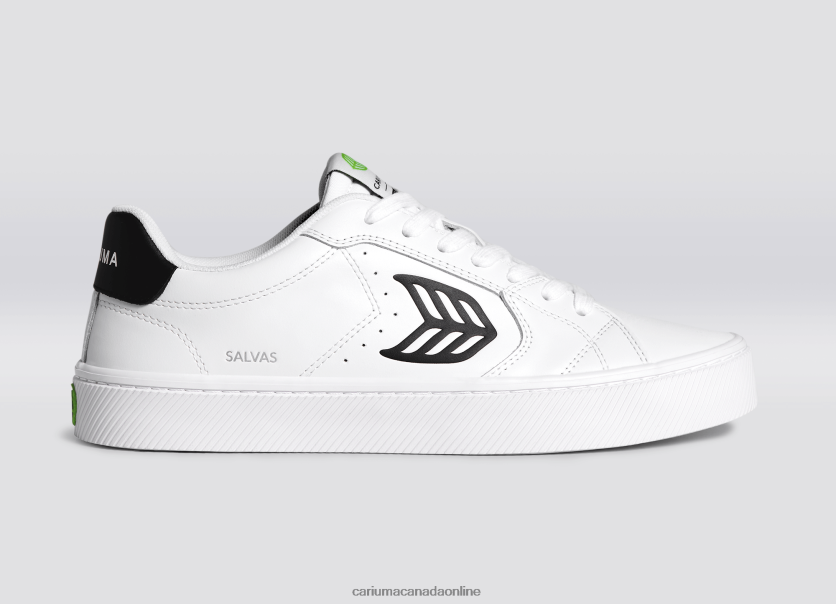 Cariuma Canada | Cariuma Men White LWG Leather/Black HPBV8Z97