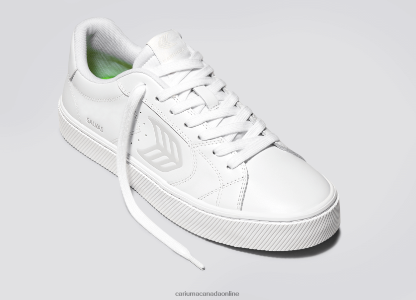 Cariuma Skate Shoes | Cariuma Men White LWG Leather/Ice HPBV8Z96