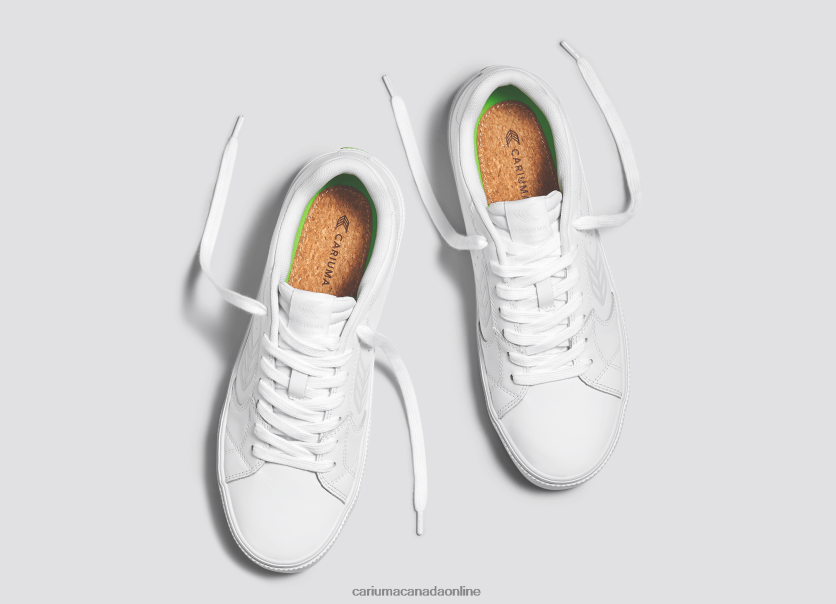 Cariuma Skate Shoes | Cariuma Men White LWG Leather/Ice HPBV8Z96
