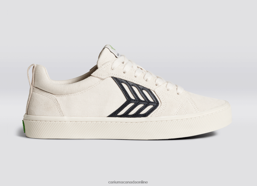 Cariuma Canada | Cariuma Men Right foot(Single Shoe)-Off-White Vintage/Black HPBV8Z160