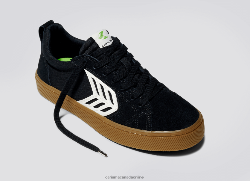 Cariuma Skate Shoes | Cariuma Men Right foot(Single Shoe)-All Black Gum/Ivory HPBV8Z159