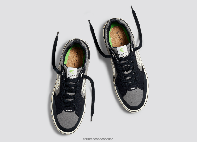 Cariuma Canada | Cariuma Men Black & Charcoal Grey/Ivory HPBV8Z118