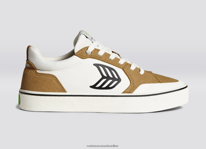 Cariuma Canada | Cariuma Men Camel & Off-White Vintage/Black HPBV8Z121