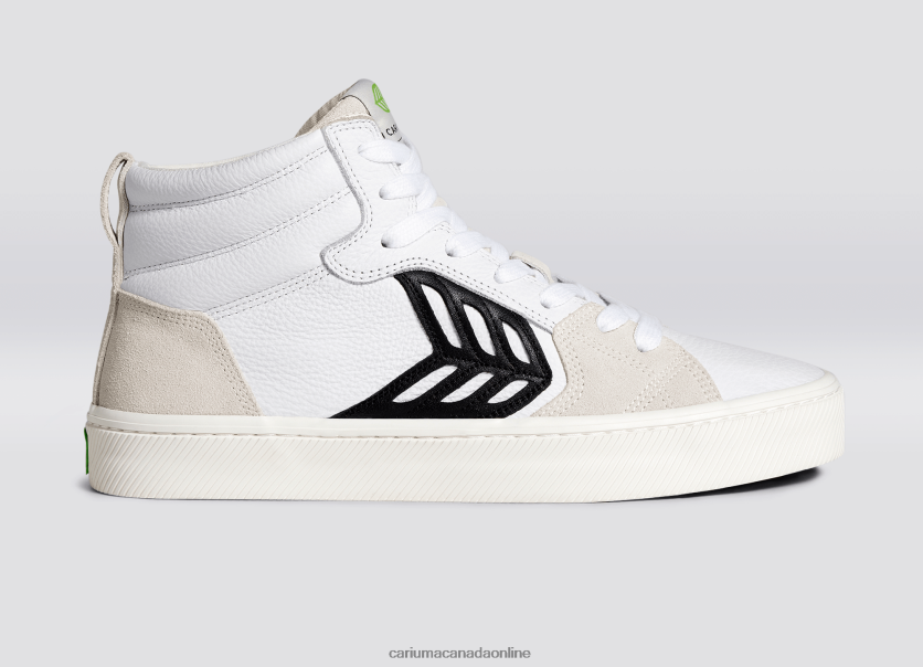 Cariuma Shoes | Cariuma Women White Premium Leather/Black HPBV8Z365