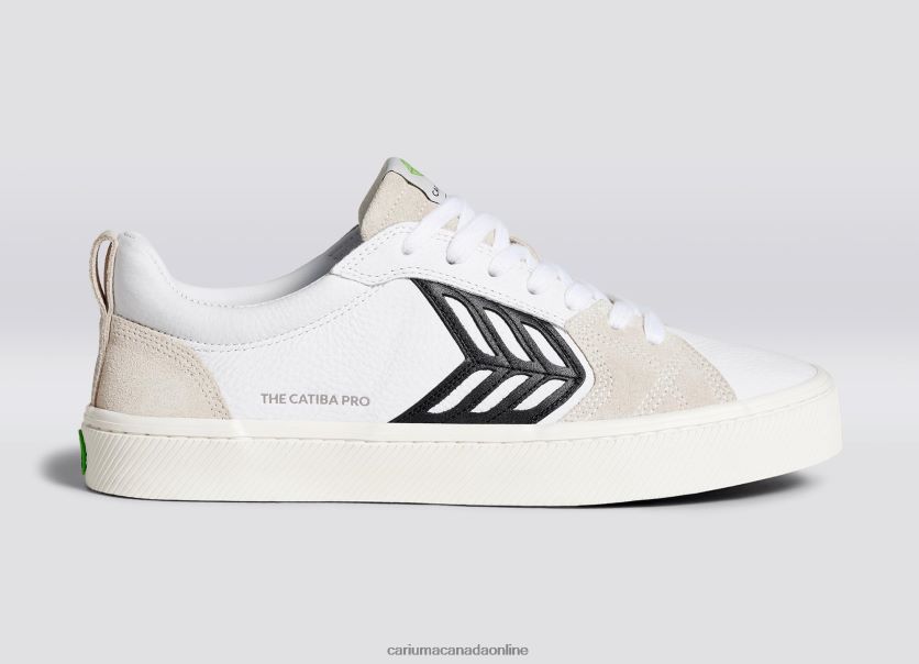 Cariuma Canada | Cariuma Women White Premium Leather/Black HPBV8Z358