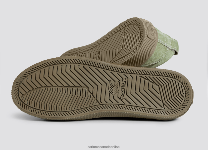 Cariuma Canada | Cariuma Women Deus Ex Machina Oil Green Suede HPBV8Z244