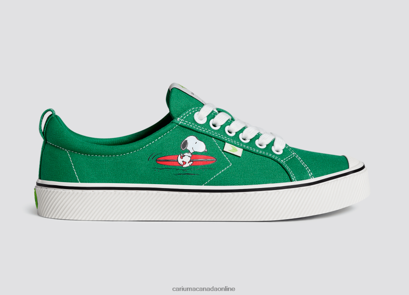 Cariuma Canada | Cariuma Women Peanuts Surf Green Canvas HPBV8Z301