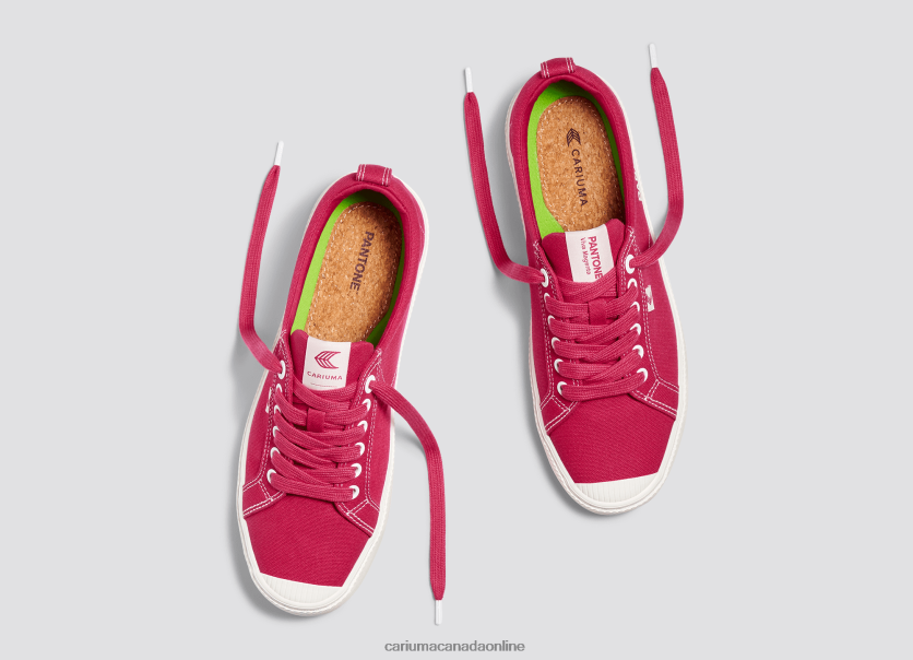Cariuma Shoes | Cariuma Women Pantone Viva Magenta/Off-White Canvas HPBV8Z251