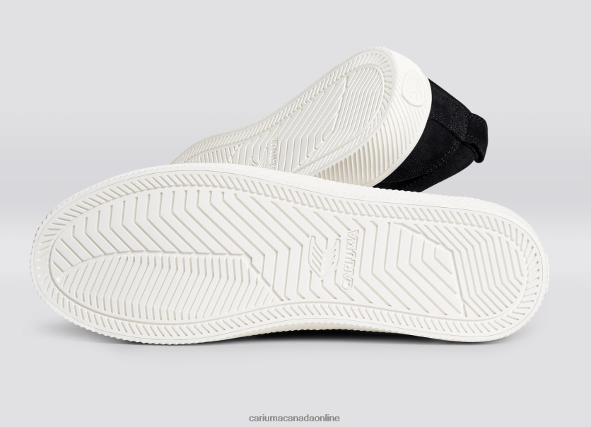 Cariuma Skate Shoes | Cariuma Women Deus Ex Machina Black Suede HPBV8Z243