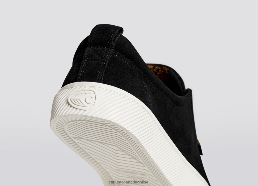 Cariuma Skate Shoes | Cariuma Women Deus Ex Machina Black Suede HPBV8Z243