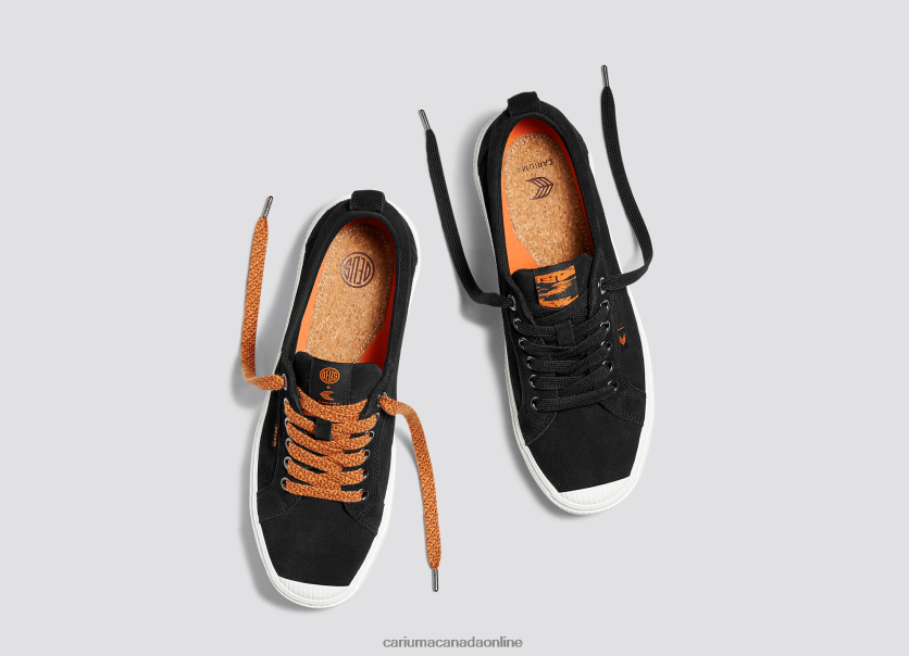 Cariuma Skate Shoes | Cariuma Women Deus Ex Machina Black Suede HPBV8Z243
