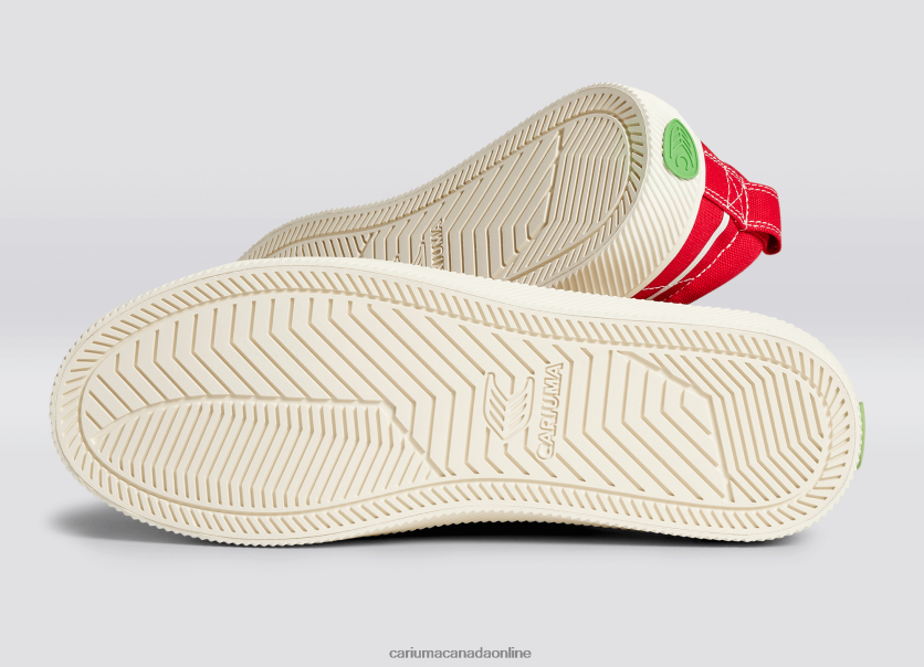 Cariuma Skate Shoes | Cariuma Women Gerry Lopez Red Canvas HPBV8Z306