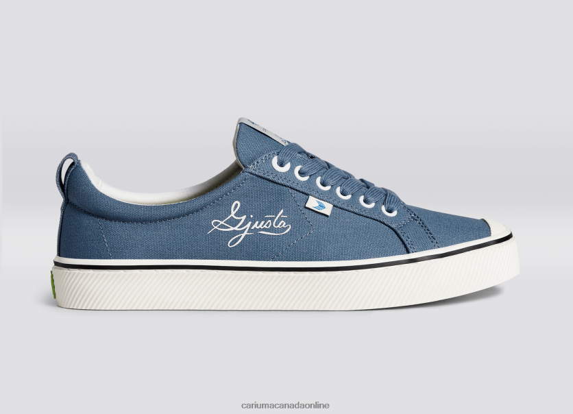 Cariuma Skate Shoes | Cariuma Women Gjusta Steel Blue Canvas HPBV8Z267