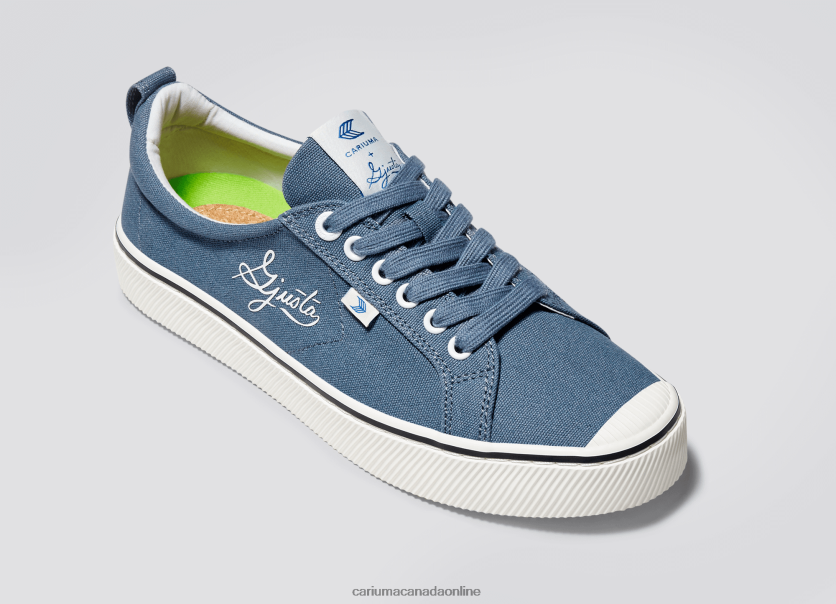Cariuma Skate Shoes | Cariuma Women Gjusta Steel Blue Canvas HPBV8Z267