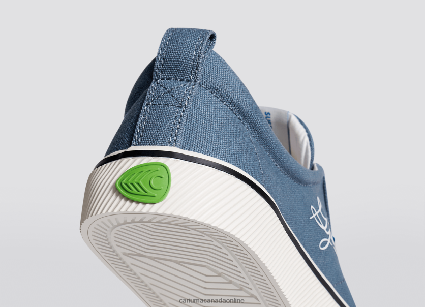 Cariuma Skate Shoes | Cariuma Women Gjusta Steel Blue Canvas HPBV8Z267