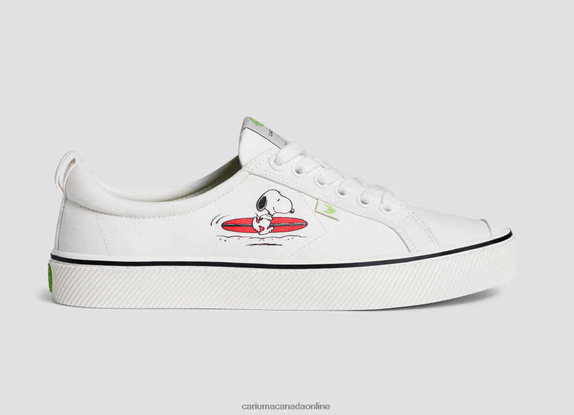 Cariuma Skate Shoes | Cariuma Women Peanuts Surf Off-White Canvas HPBV8Z300
