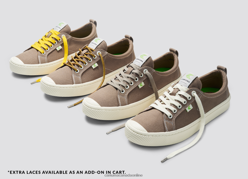 Cariuma Skate Shoes | Cariuma Women Sand Contrast Thread Canvas HPBV8Z240