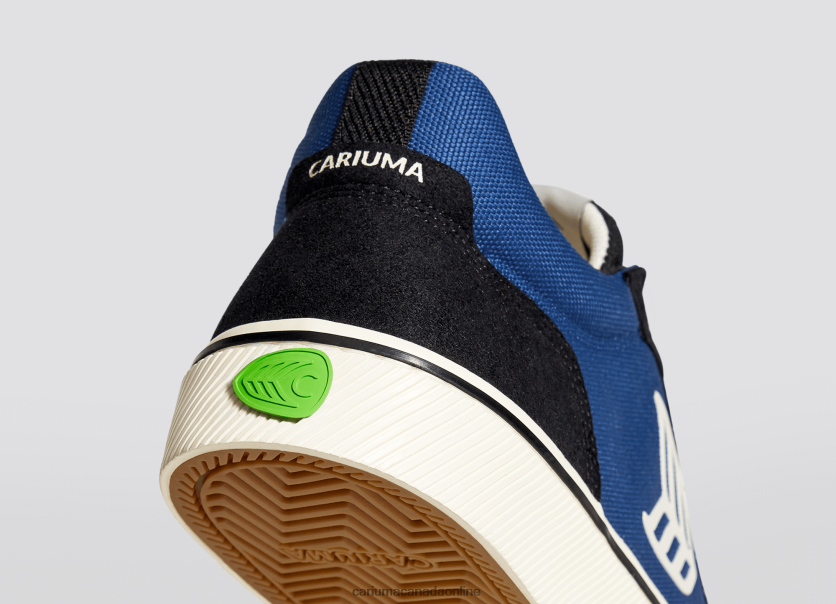 Cariuma Skate Shoes | Cariuma Women Black & Blue/Ivory HPBV8Z342