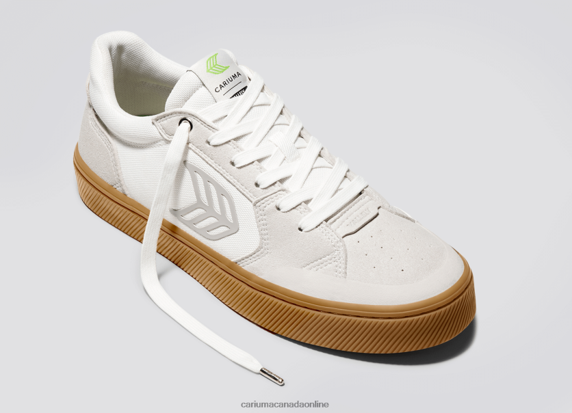 Cariuma Skate Shoes | Cariuma Women Off-White Vintage Gum/Grey HPBV8Z336